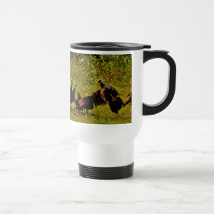 Caneca Térmica Combater os Perus Selvagens nas Montanhas do Enfum