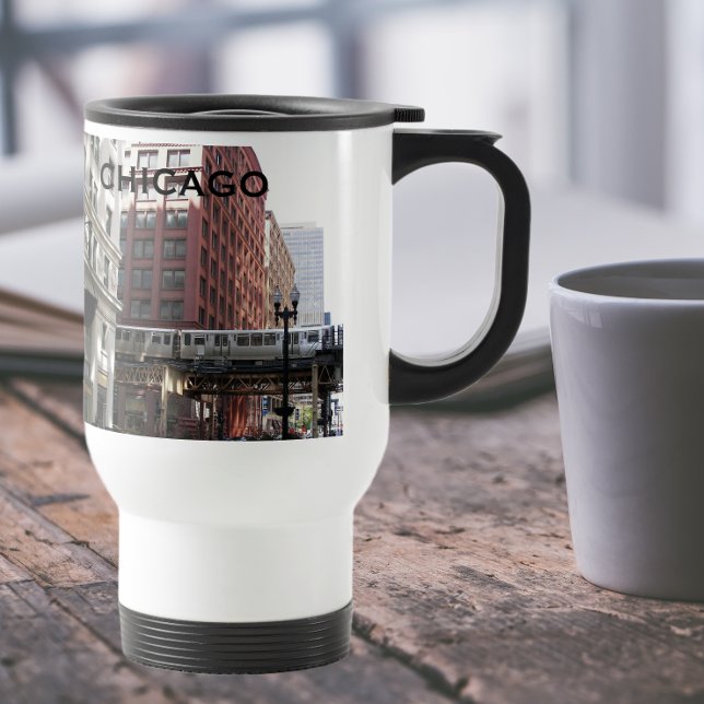 Caneca Térmica Comboio em loop em Chicago (In Situ)