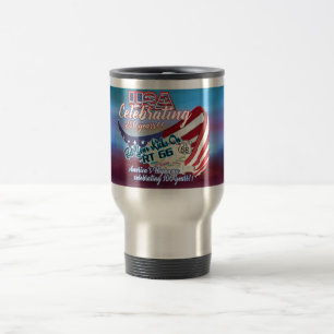 Caneca Térmica comemorando 250 anos de independência dos EUA cane