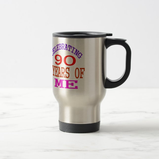 Caneca Térmica Comemorando 90 anos de mim (Direita)