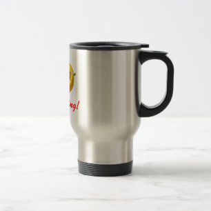 Caneca Térmica Composição de limão Continue sorrindo!