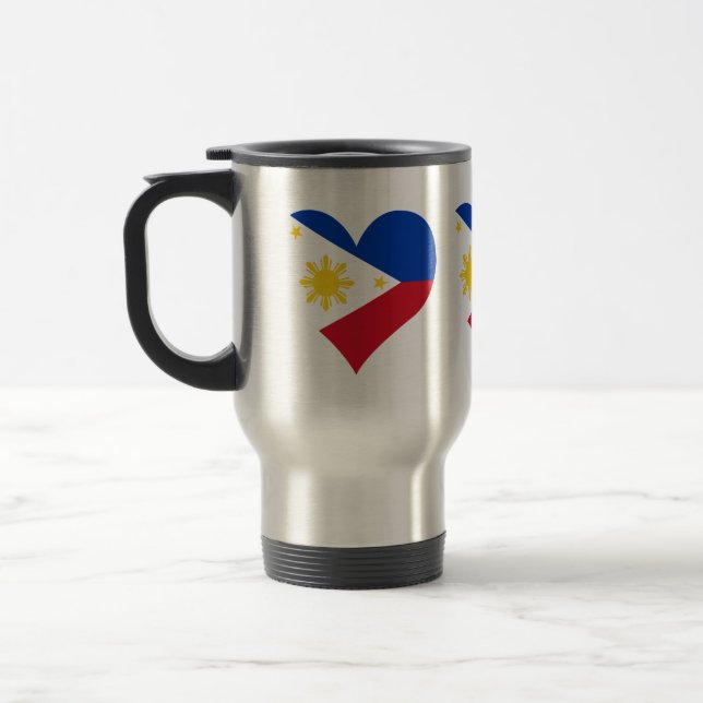 Caneca Térmica Compre a bandeira de Filipinas (Esquerda)