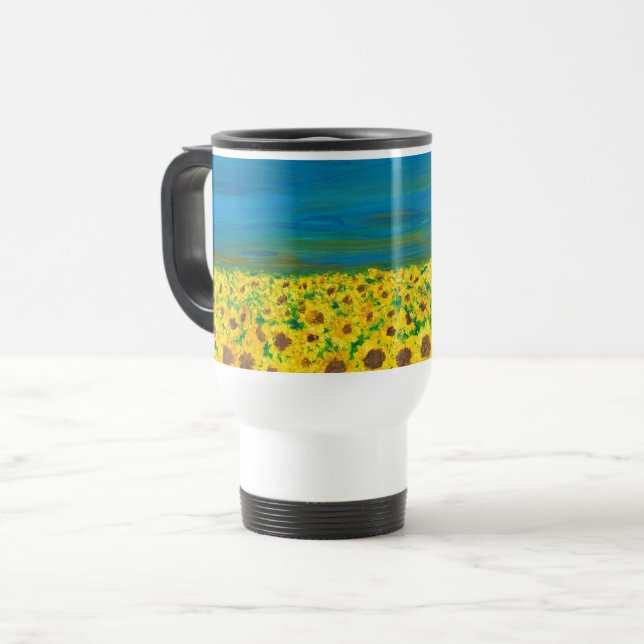 Caneca Térmica Comute Mug, Comute Arte na Ucrânia (Frente Esquerda)