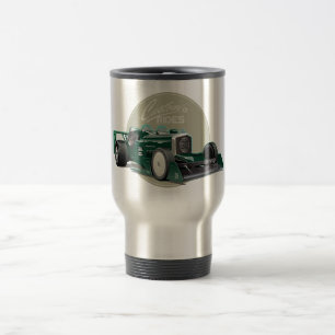 Caneca Térmica Conceito de carro de retrocorrida personalizado
