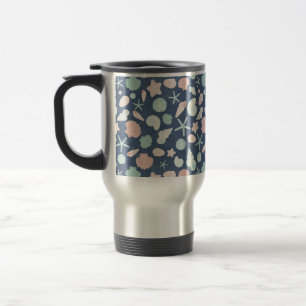Caneca Térmica Conchas Costeiras Praia & Design Oceânico