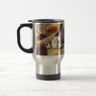 Caneca Térmica Conchas marítimas na praia