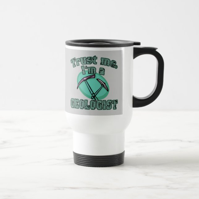 Caneca Térmica Confie que eu mim é camiseta de um geólogo (Direita)