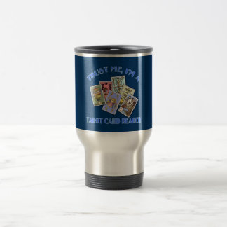 Caneca Térmica Confie que eu mim é um leitor de cartão de Tarot