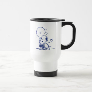 Caneca Térmica Conforto e segurança Charlie & Snoopy Hug