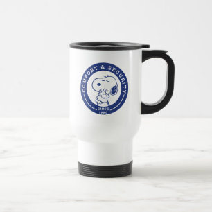 Caneca Térmica Conforto e segurança   Snoopy & Woodstock Hug