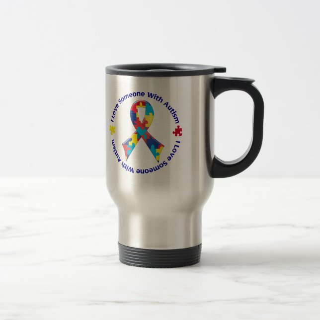 Caneca Térmica Consciência do autismo (Direita)
