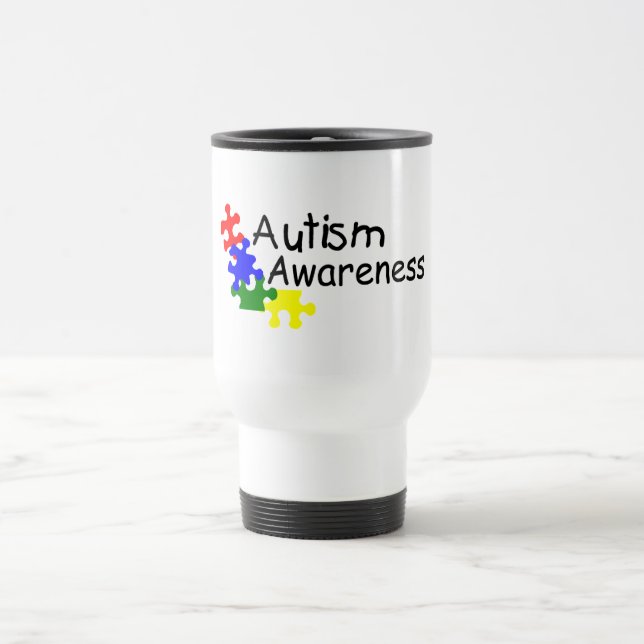 Caneca Térmica Consciência do autismo (4 PP) (Centro)