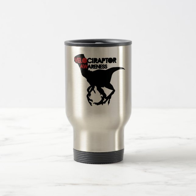 Caneca Térmica consciência velociraptor (Centro)