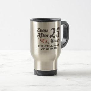 Caneca Térmica Continua A Fazer 25 Anos De Casamento