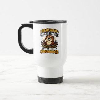 Caneca Térmica Cool Groundhog Day Groundhog | Funny February