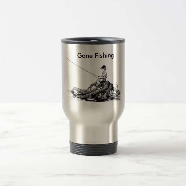 Caneca Térmica Copo de café de pesca ido (Centro)