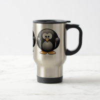 Copo de café do pinguim
