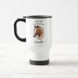 Caneca Térmica Copo de Cavalos Personalizado Copo de Cavalos com