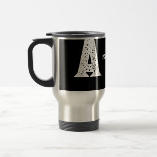 Caneca Térmica Copo de Viagem de Aço Inox Personalizado com Letra