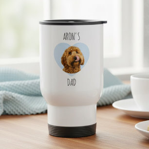 Caneca Térmica Copo de Viagem Personalizado para Pai de Cachorro