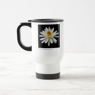 Caneca Térmica Copo do viagem do lírio de água branca