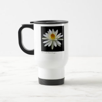 Caneca Térmica Copo do viagem do lírio de água branca