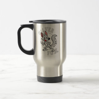 Caneca Térmica Copo Térmico Raposa Prateada