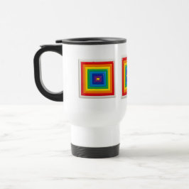 Caneca Térmica Cor Pop Geométrico Moderno