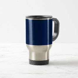 Caneca Térmica Cor Real Azul Sólido