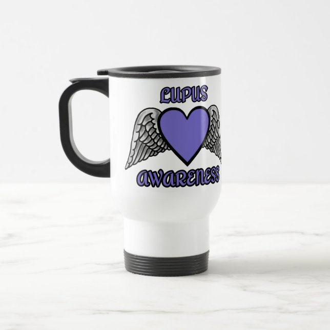 Caneca Térmica Coração/Asas...Lupus (Esquerda)