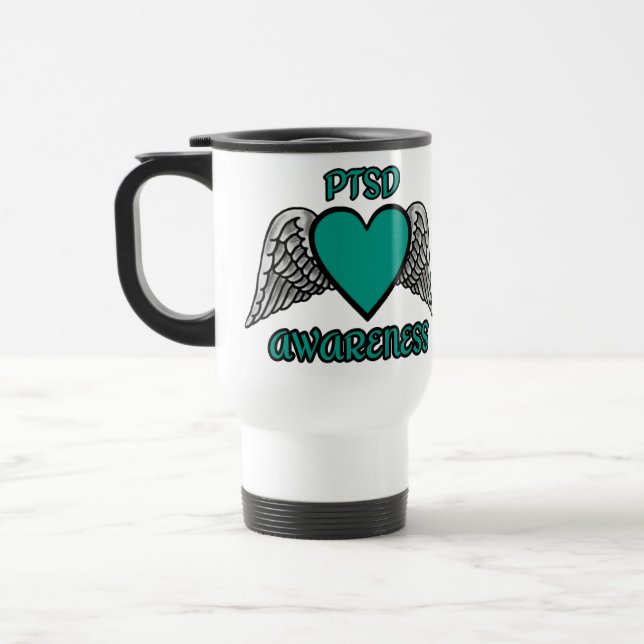 Caneca Térmica Coração/Asas...PTSD (Esquerda)