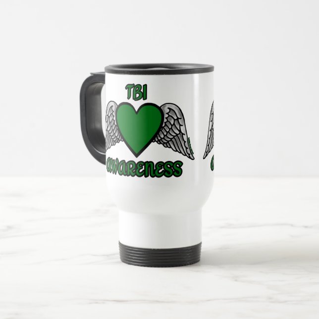 Caneca Térmica Coração/Asas...TCE (Frente Esquerda)