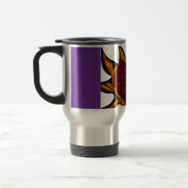Caneca Térmica Coração em Chamas