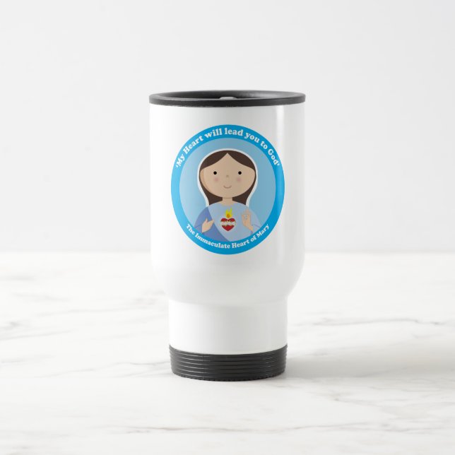 Caneca Térmica Coração imaculado de Mary (Centro)