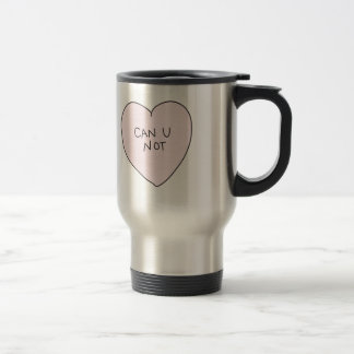 Caneca Térmica Coração Sassy: Pode U não