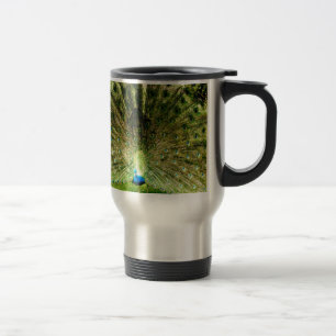 Caneca Térmica Cores de Exibição de Peacock