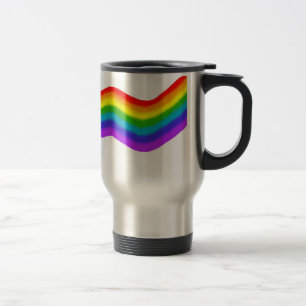 Caneca Térmica Cores do arco-íris de água