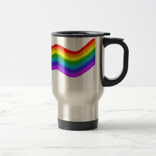 Caneca Térmica Cores do arco-íris de água (Direita)
