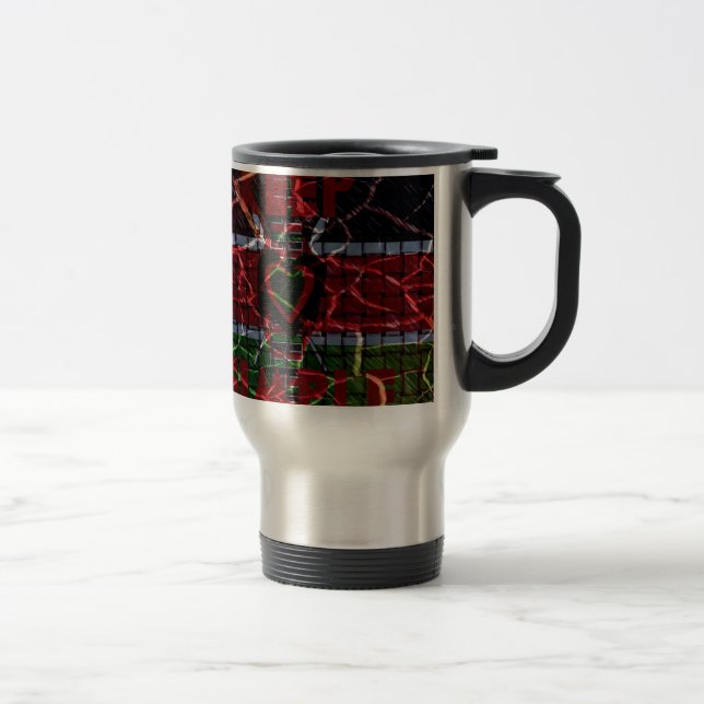 Caneca Térmica Cores rasta (Direita)