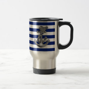 Caneca Térmica Coroa como corda corda em faixas marítimas