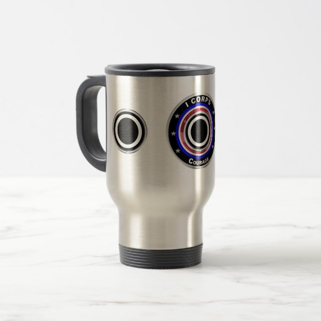 Caneca Térmica Corpo I "Corpo Americano" (Frente Esquerda)