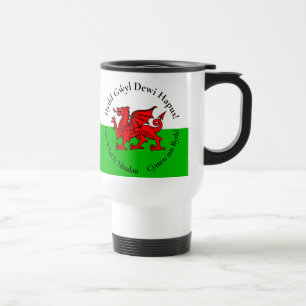 Caneca Térmica Correspondência Dragão Galês Dia de São Davi