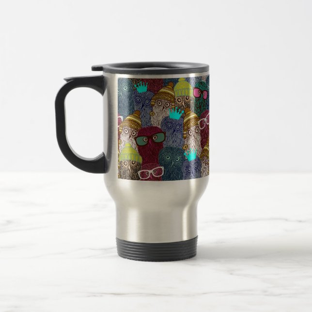 Caneca Térmica Coruja na coroa (Esquerda)
