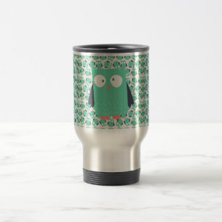 Caneca Térmica Corujas Brancas