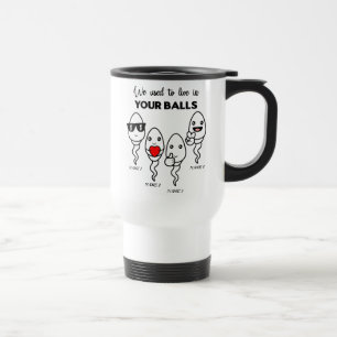 Caneca Térmica Costumávamos Viver Em Suas Bolas, Pai De Nome Pers