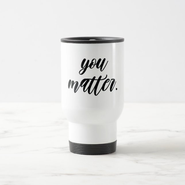 Caneca Térmica Cota de Motivação Positiva de Importância Moderna (Centro)