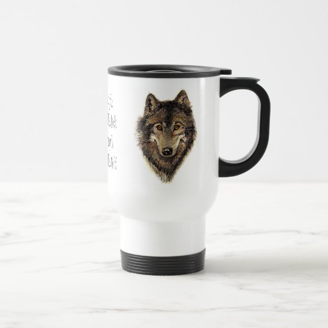 Caneca Térmica Cota Wolf and Pack - Coleção de Animais (Direita)