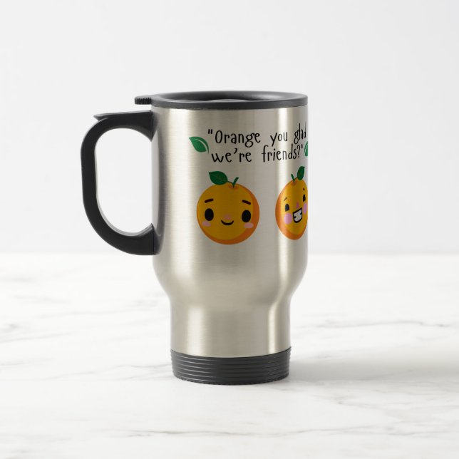 CANECA TÉRMICA COTAÇÃO DE LARANJA (Esquerda)