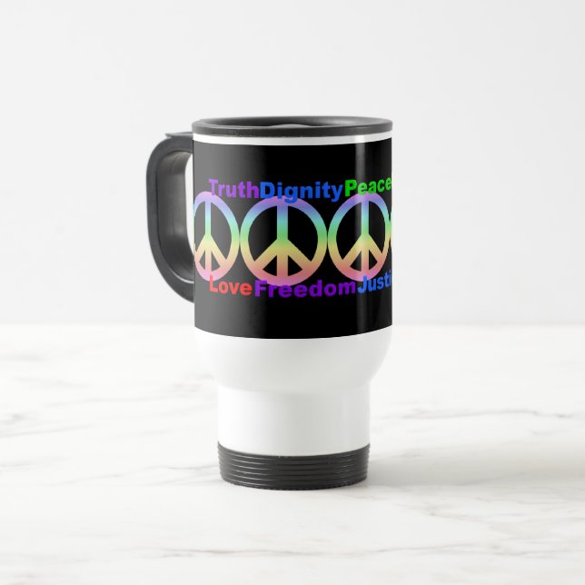 Caneca Térmica Cotovelo-íris (Frente Esquerda)