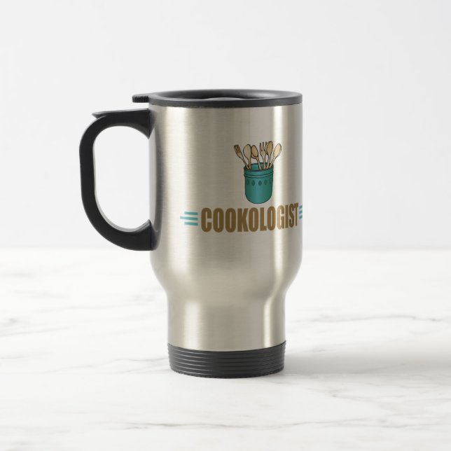 Caneca Térmica Cozinhar Humorístico (Esquerda)